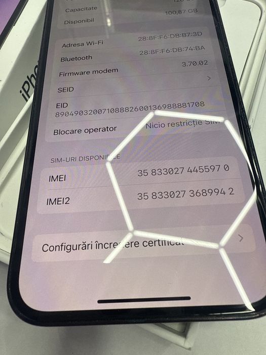 Iphone 14 128Gb Full Box baterie 96%