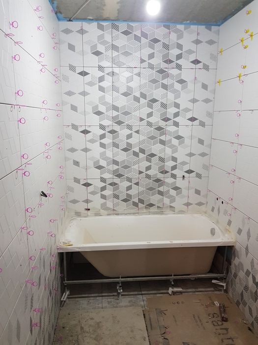 Кафель укладка   штукатурка