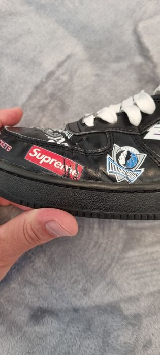 Nike Air force 1 Supreme NBA Black 40