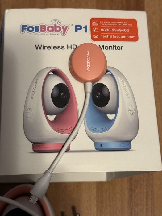 Foscam Fosbaby P1 camera IP wireless HD 720P pan/tilt culoare roz