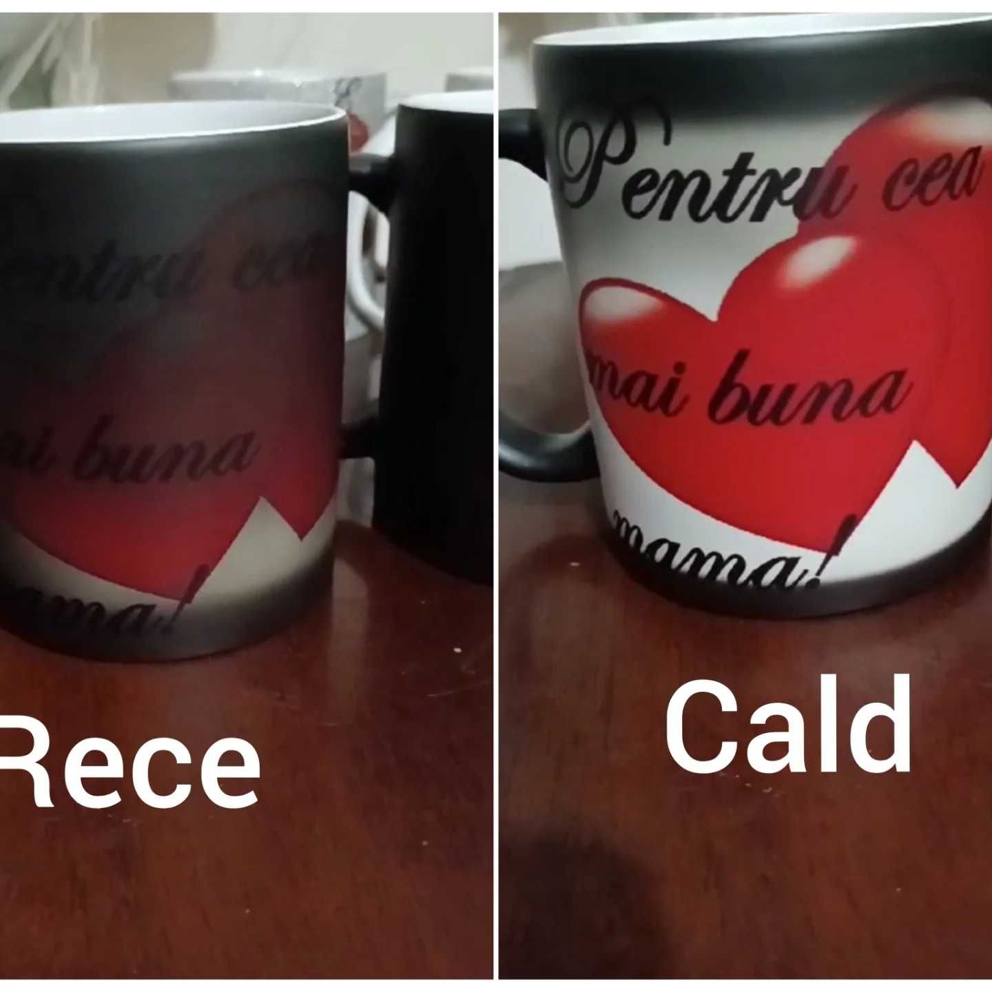 Cană termosensibilă personalizată