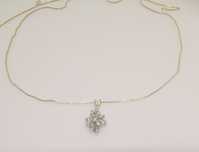Pandantiv cu Lant Diamante 0.38ct claritatea VS2-SI1 culoare H-I