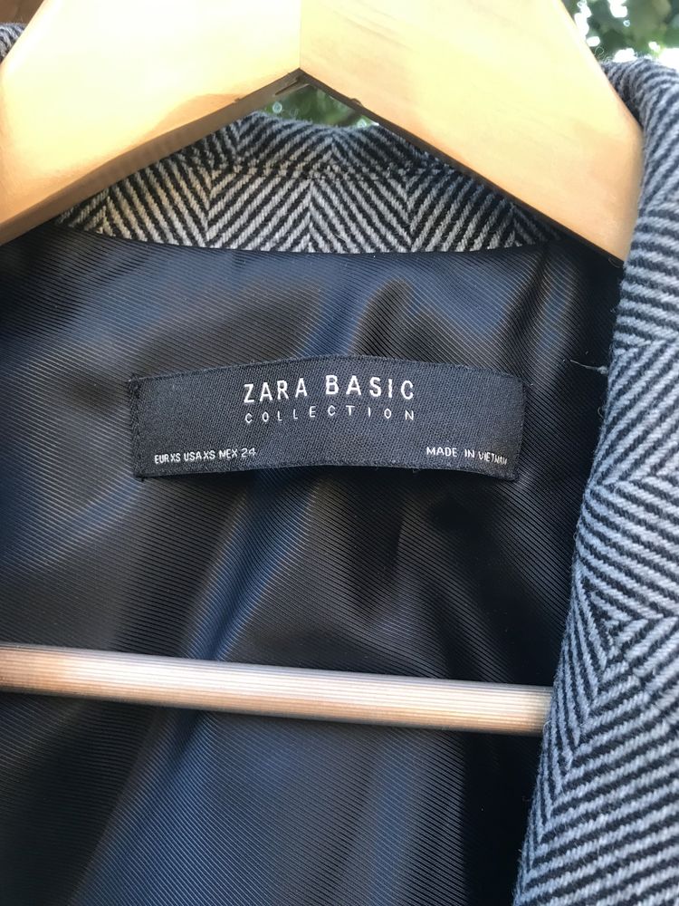 Sacou gri Zara Basic Collection