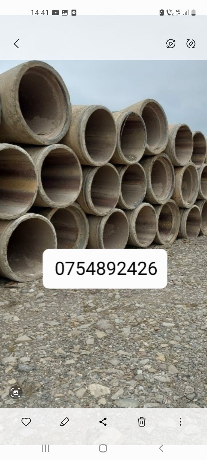 Vand tuburi din beton armat tip premo la super preț