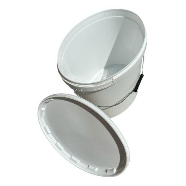 Galeata Alimentara cu Capac (Sigilabila) 15 Litri ovala