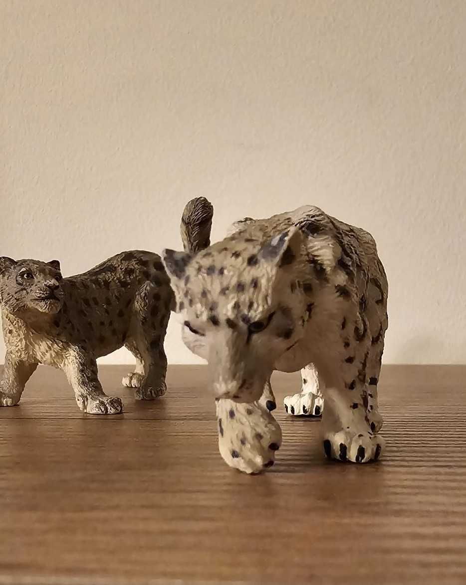 2 figurine leoparzi de zapada Collecta, Papo
