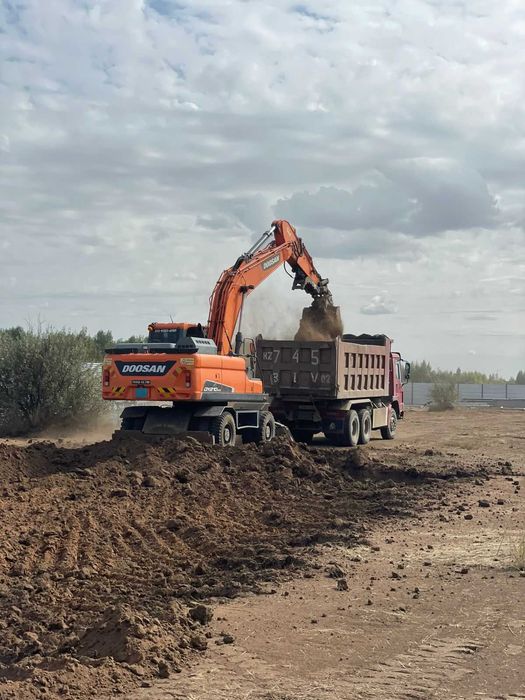 Аренда эксковатора и погрузчика