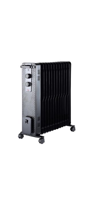 RADIATOR electric,3000 W,635 x 250mm,negru,13 elementi