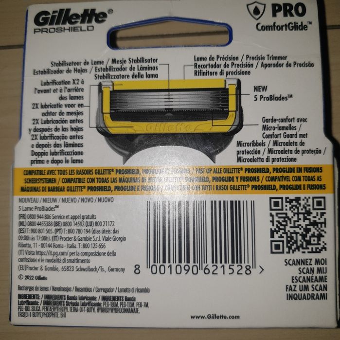 Dset 4 rezerve Gillette Proshield sigilat