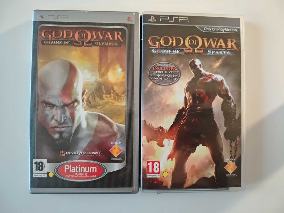 God of War Chains of Olympus + God of War Ghost of Sparta PSP