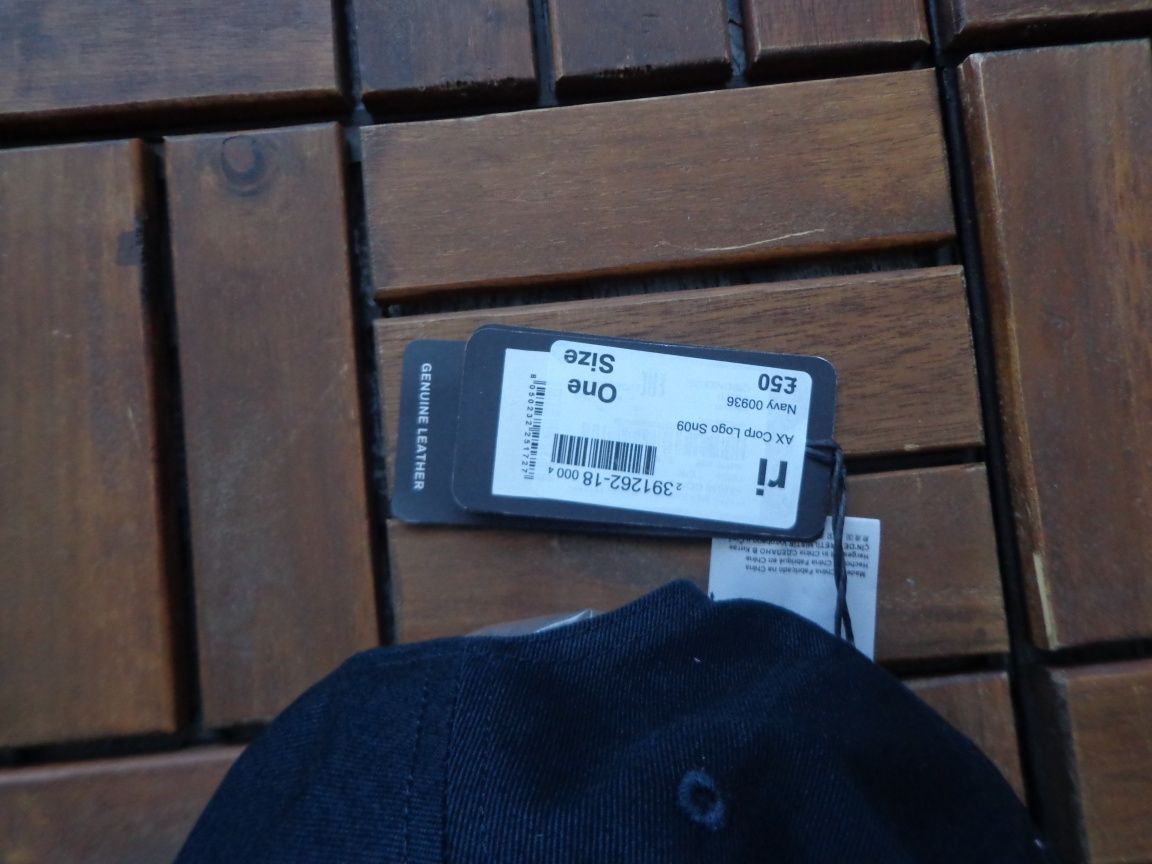 Мъжка бейзболна шапка Armani Exchange Corp logo Baseball Cap