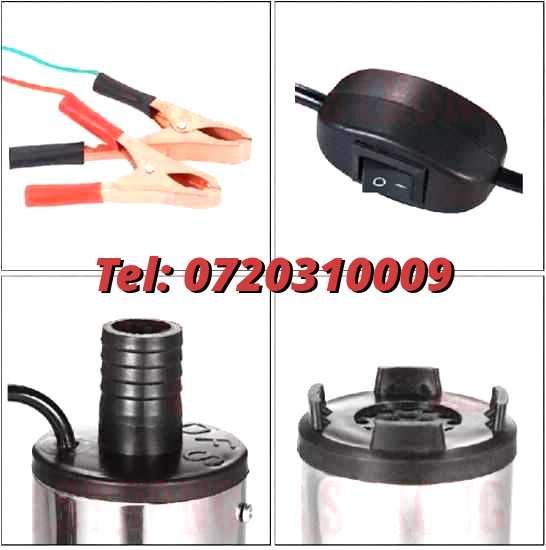 Pompa Lichide De 12v motorina Ulei apa vin Submersibila Fi 37 Cm