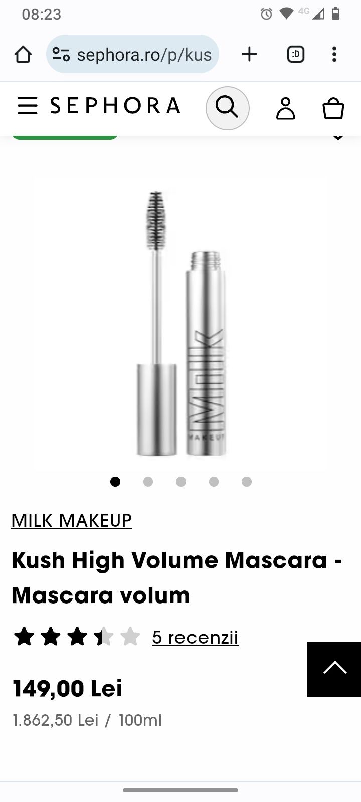 Kush High Volume Mascara - Mascara volum