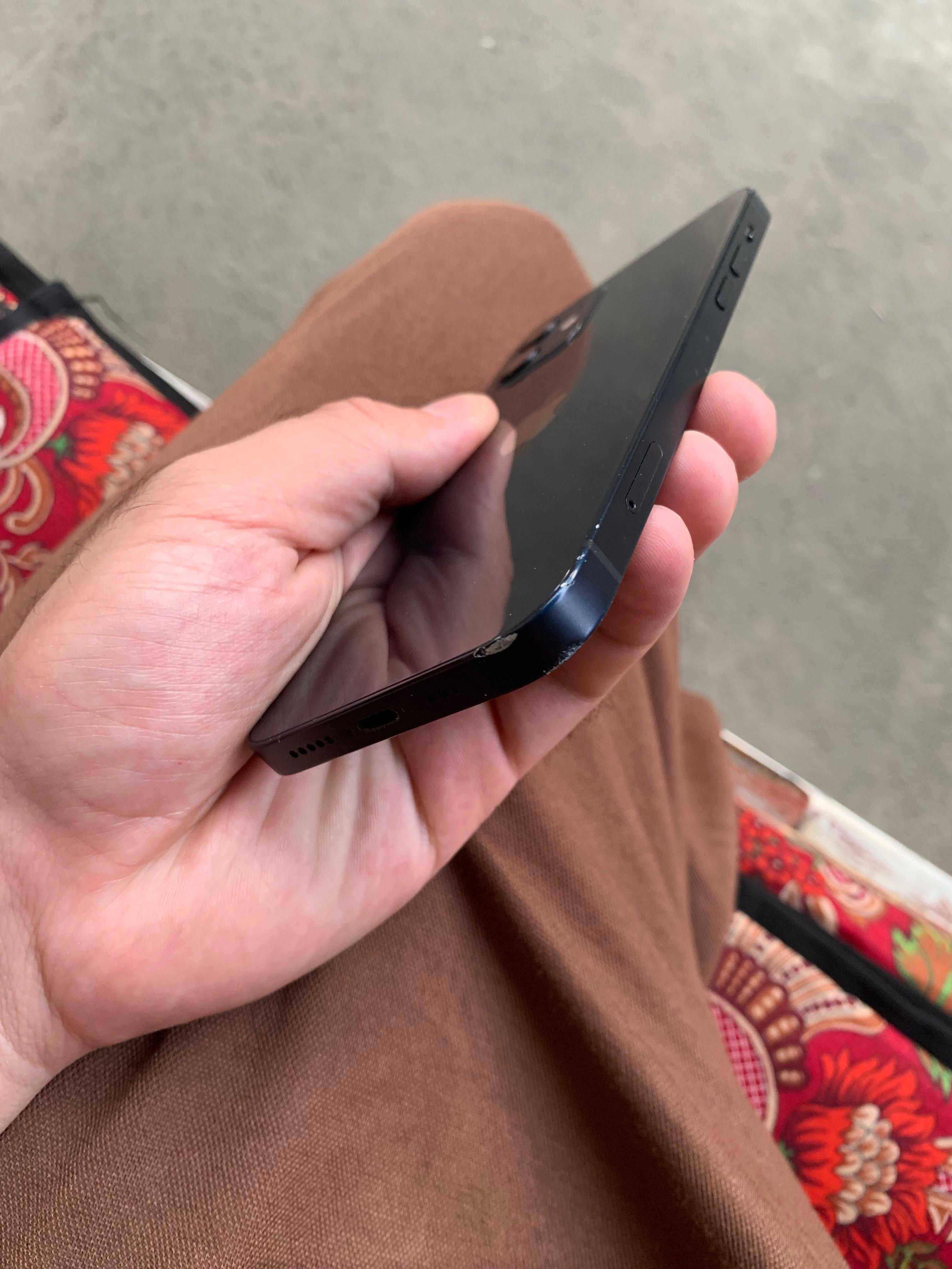 iphone 12 64gb ll/a black full karopka
