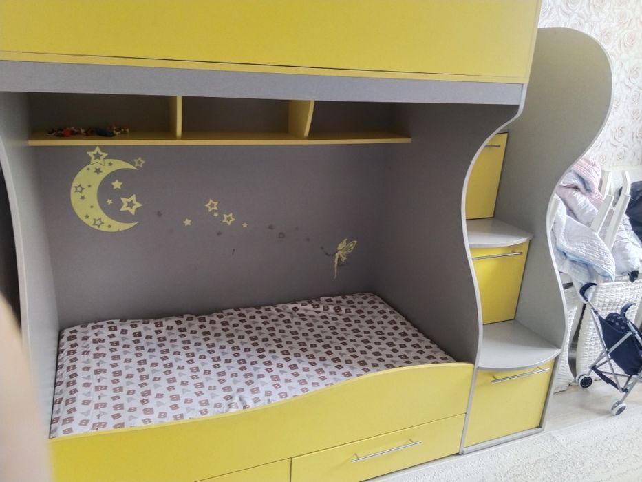 Детский кровать двухярусная