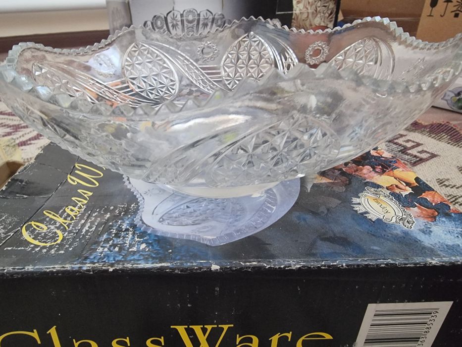 Фруктовница стеклянная