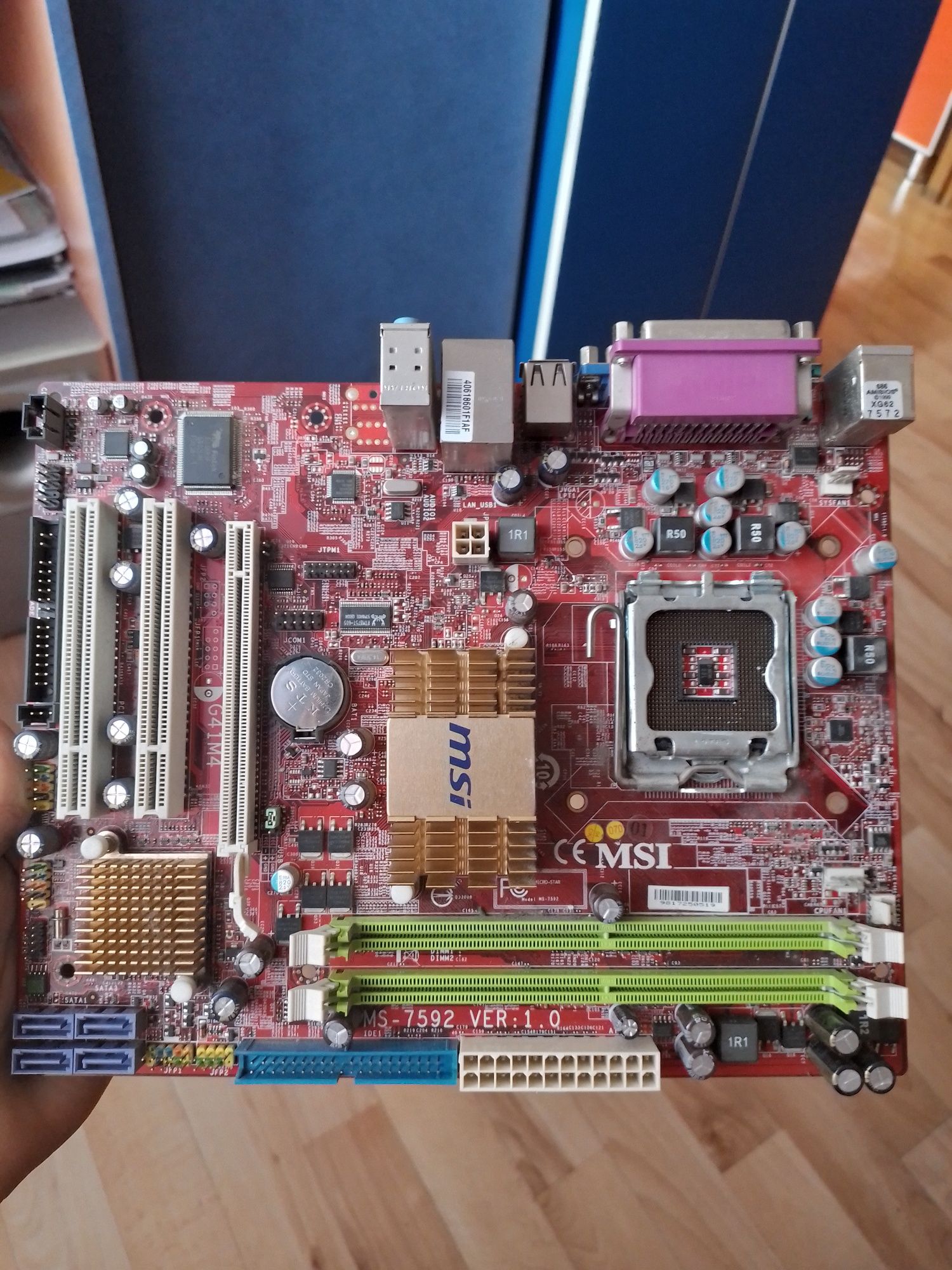 Продам материнскую плату вместе с Intel core 2 Duo