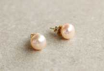 Cercei din aur 14K cu perle naturale 7.5–8 mm