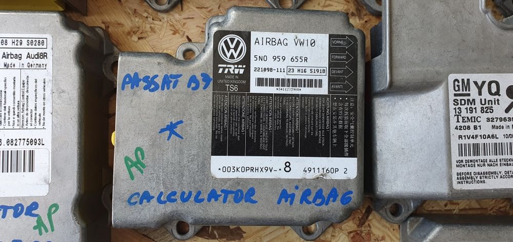 Calculator modul airbag Passat Golf Audi Focus Astra BMW Leon Tiguan