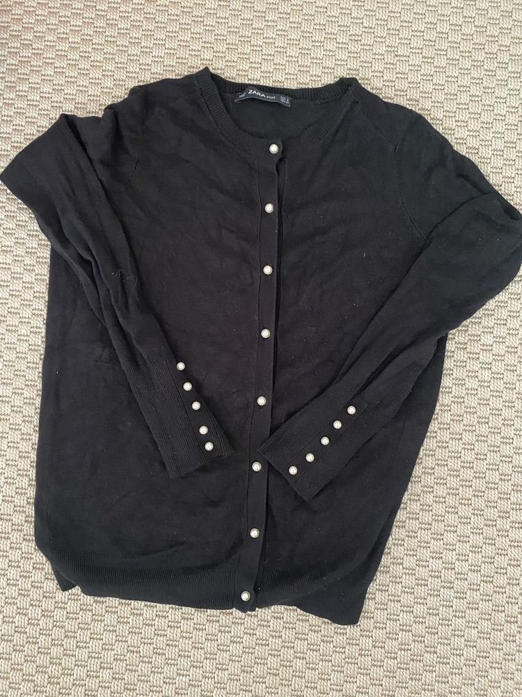 Cardigan perle zara nergru S