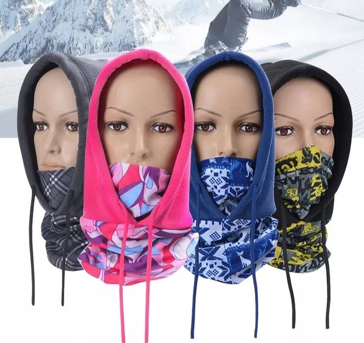 Балаклава/Бафф Теплая! Разные расцветки - Стандартный Размер!