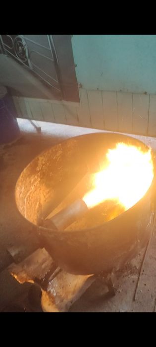 Горелка на отработке и на мазуте