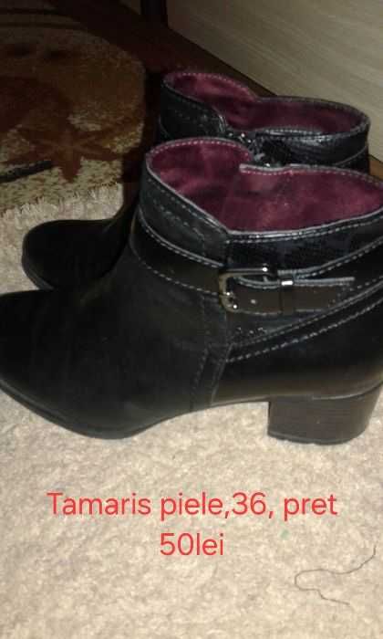 Ghete piele Tamaris