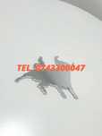 Ornament Cromat Autocolant Model Taur
