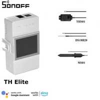 Sonoff TH Elite смарт WiFi прекъсвач отчитащ температура и влажност