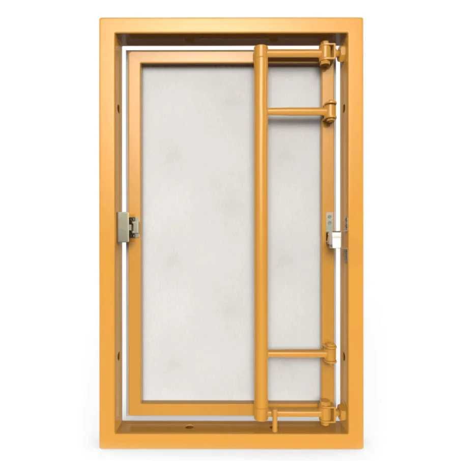 Usita vizitare faiantabila, Renard, pentru perete, otel, 200 x 300 mm