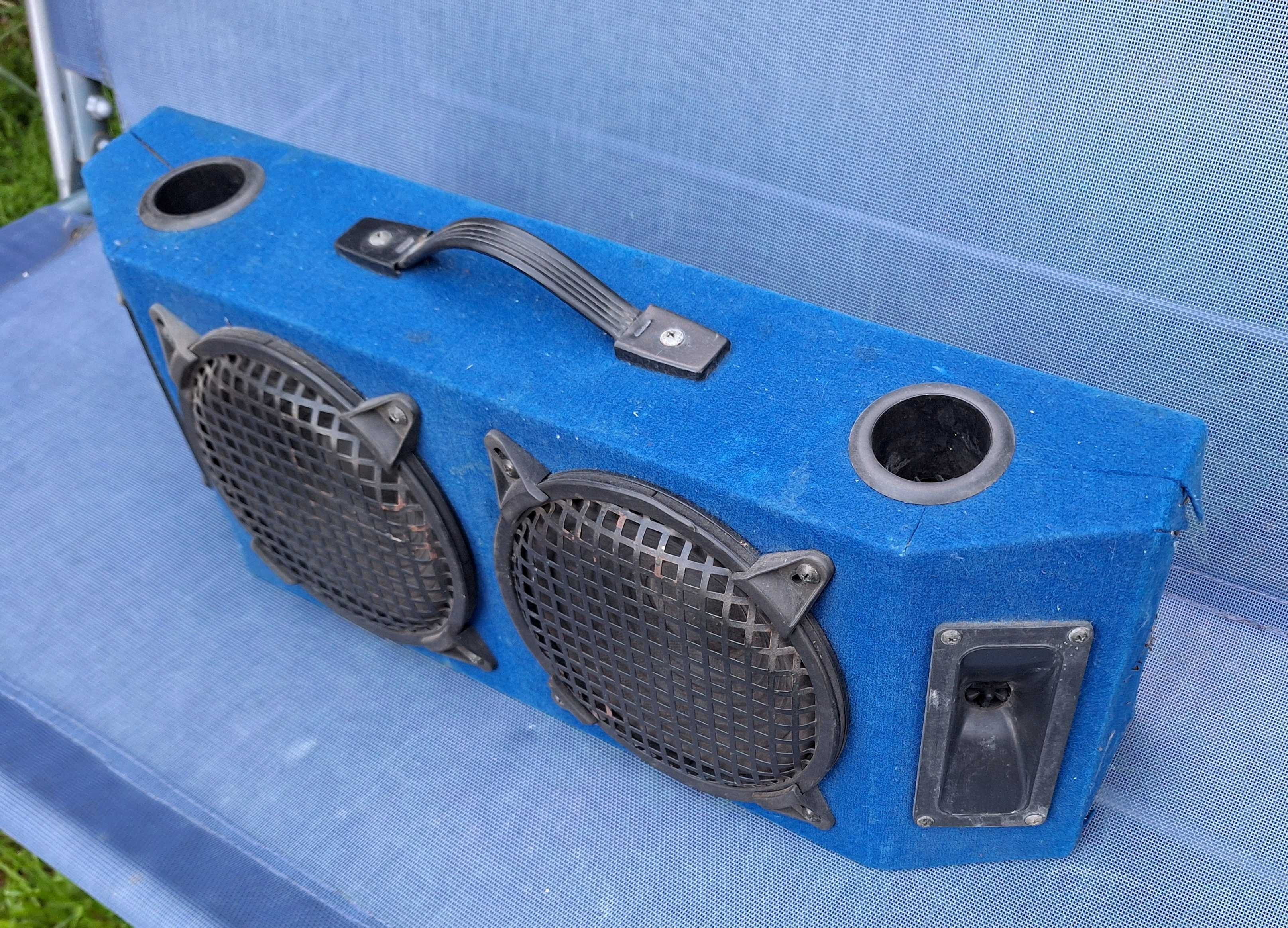 Boxa auto dubla subwoofer stereo bass inalte 100W 2X50w 8 Ohm pe canal