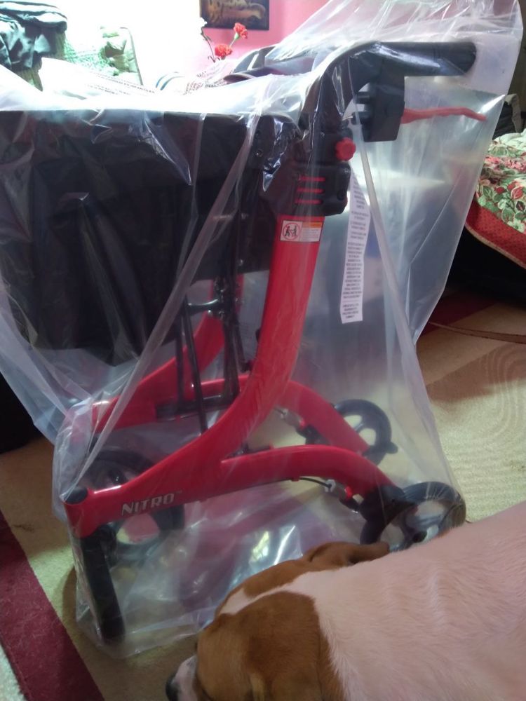 drive nitro rollator ходунки usa 2 цвета чёрные и красная