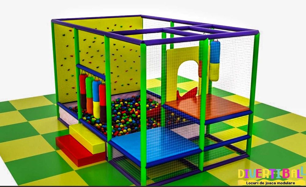 Loc de joacă modular – DB 01 – 4,00m x 2,00m x 2,50m (L*l*h)