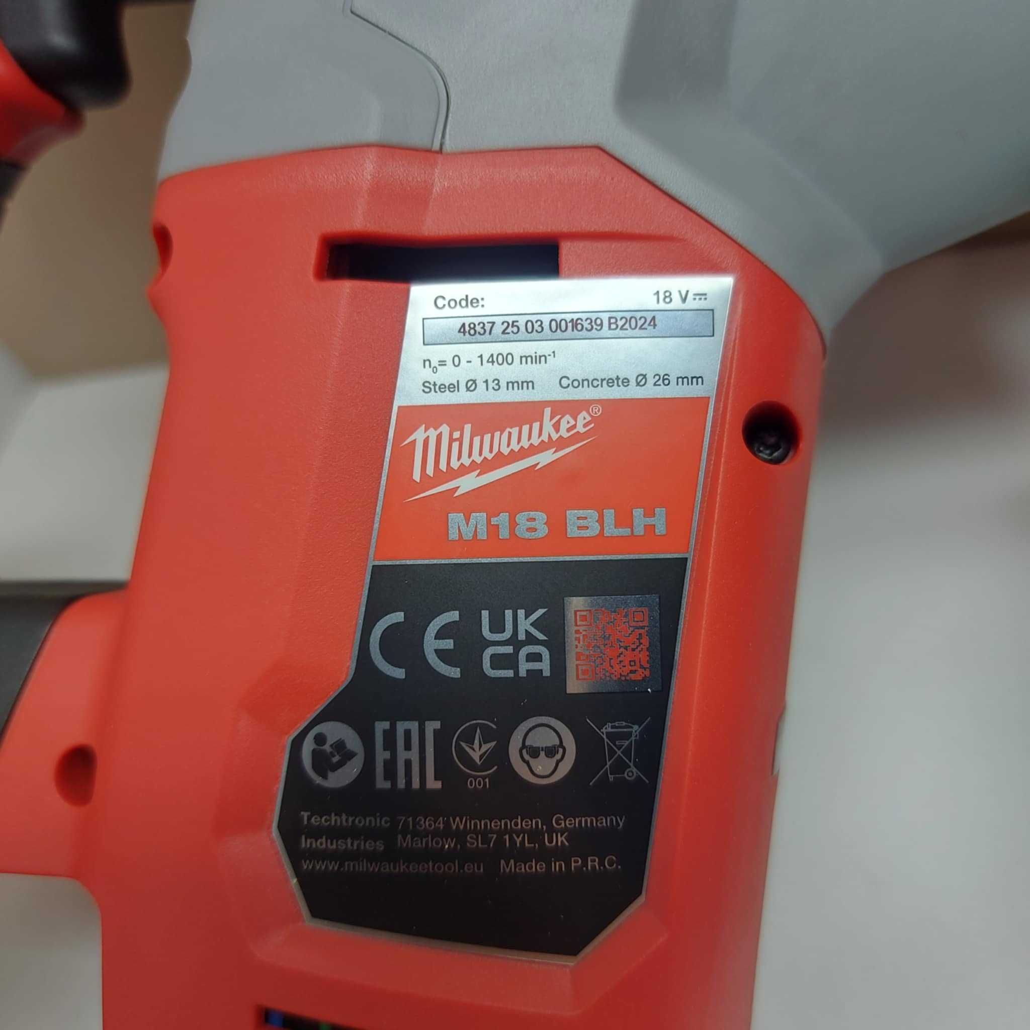 Акумулаторен комбиниран перфоратор Milwaukee M18 BLH-0