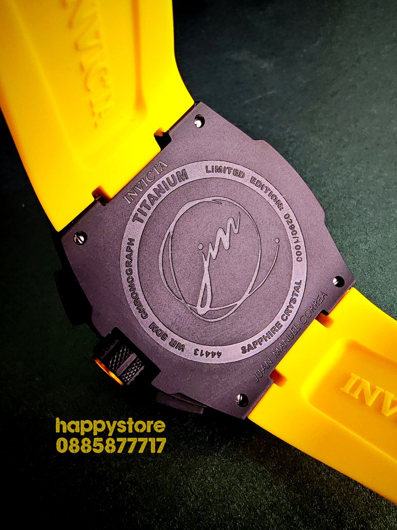 INVICTA JM Correa Swiss Yellow LIMITED EDITION, Инвикта нов часовник