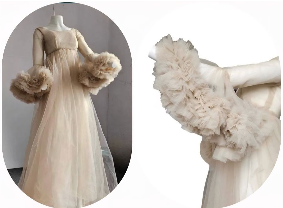 Ново!  Тюлена рокля за фотосесии