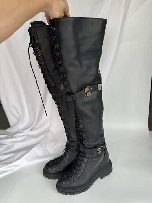 Cizme lungi Musette piele naturala marimea 35