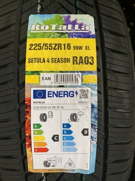 Нови всесезонни гуми ROTALLA SETULA 4 SEASON 225/55R16 99W XL НОВ DOT