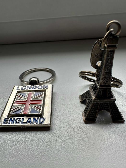 Set 2 brelocuri Londra si Paris