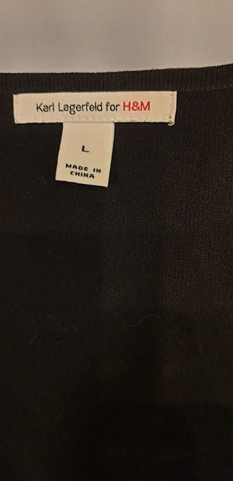 Karl Lagerfeld, bluza/rochie tricot mărimea L