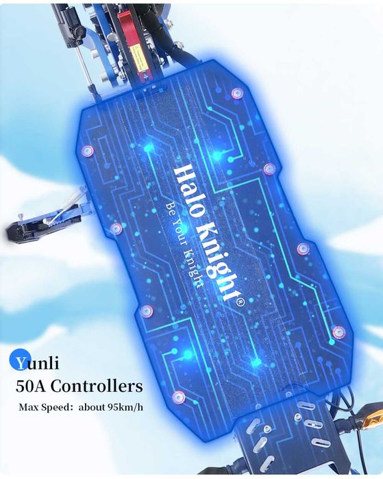 Trotineta Electrica HALO KNIGHT T108PRO 6000w 38Ah Dualtron SIGILATA