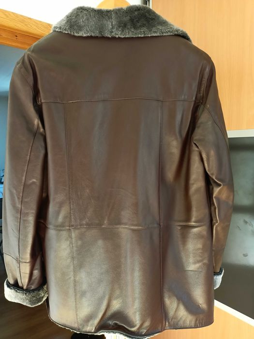 Cojoc bărbătesc, piele exterior și blană naturală interior