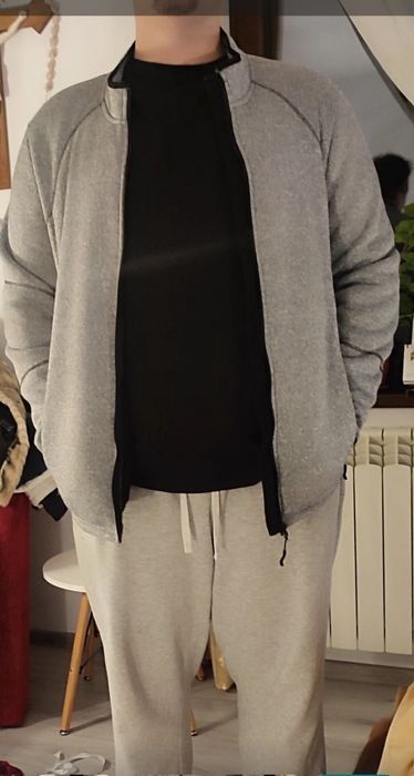 Cardigan fleece, Livergy, gri antracit, mărime XL, nou