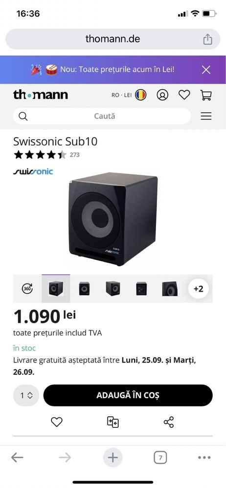 Swissonic Sub 10 ….nu Dynacord ,Fbt, Rcf