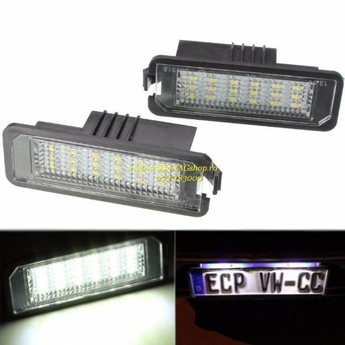 Set lampi LED numar Golf 5,Golf 6,Passat B6/B7/CC, Phaeton, Scirocco