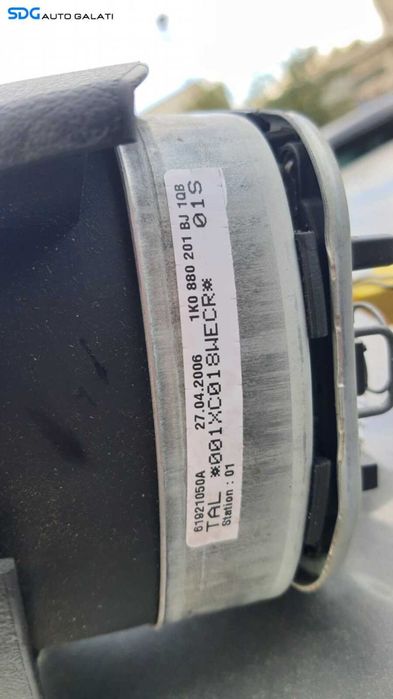 Airbag de pe Volan Volkswagen Passat B6 2005 - 2010 Cod 1K0880201BJ [C1473]
