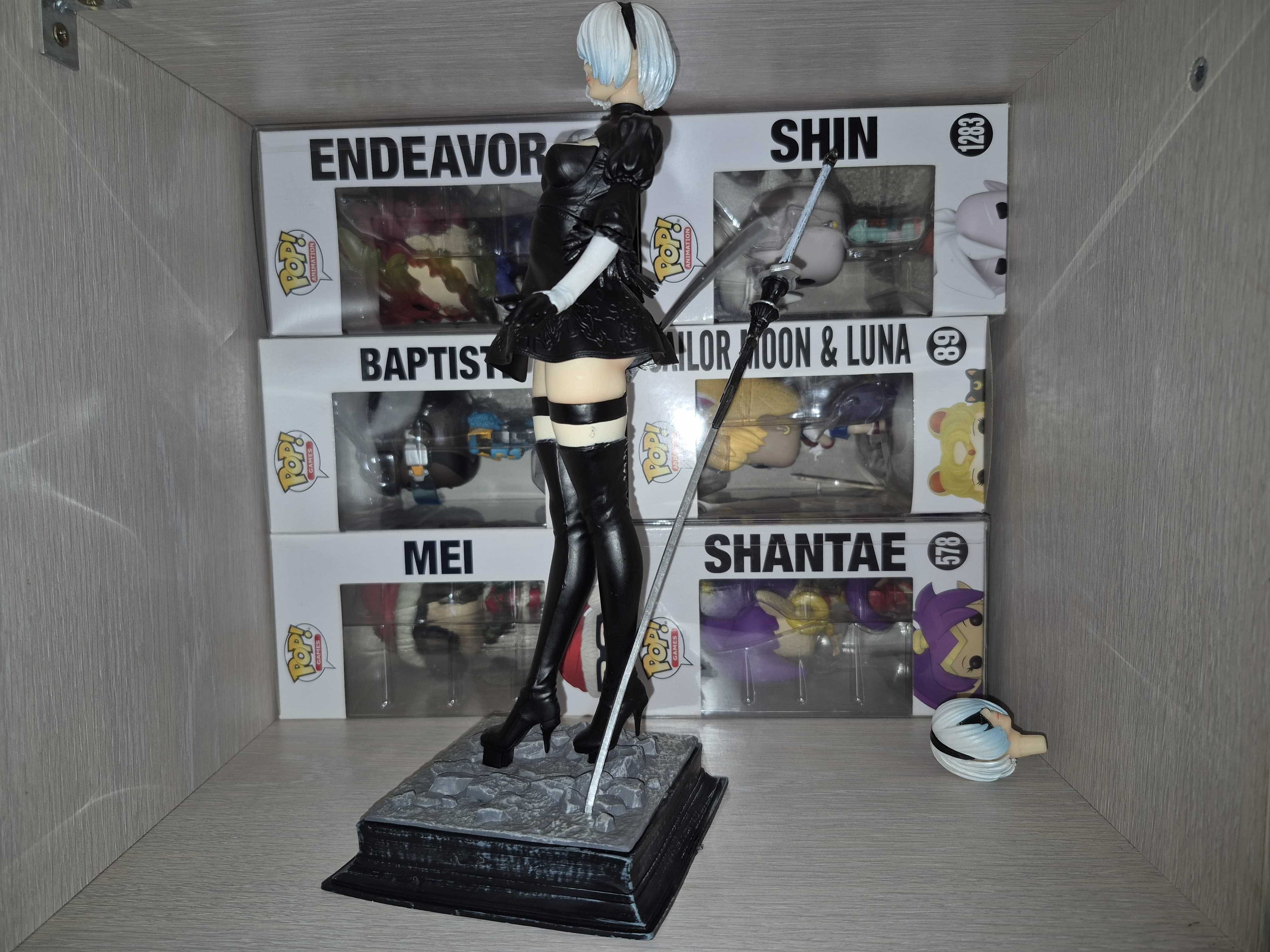 Figurina Joc Anime - NieR: Automata 2B, 30 cm, Cutie