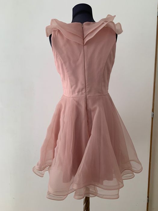 Официална рокля - цвят пепел от рози