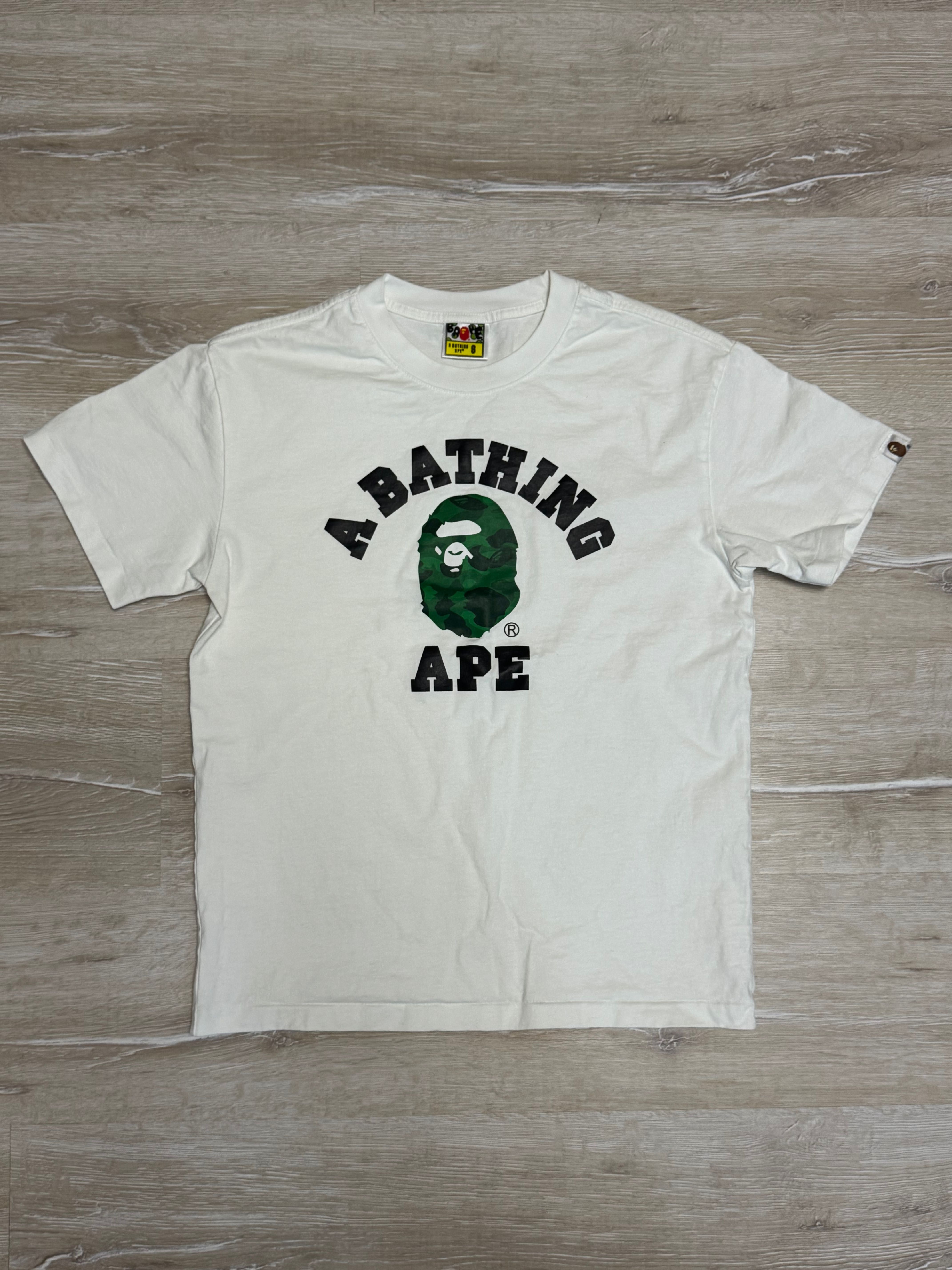 Bape бяла тениска (S)