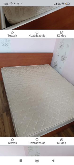 De vanzare pat cu saltea